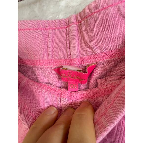 Lilly Pulitzer Kylar Knit 5” Inseam Pink Terry Pull On Beach Lounge Shorts XXS** - Picture 7 of 16